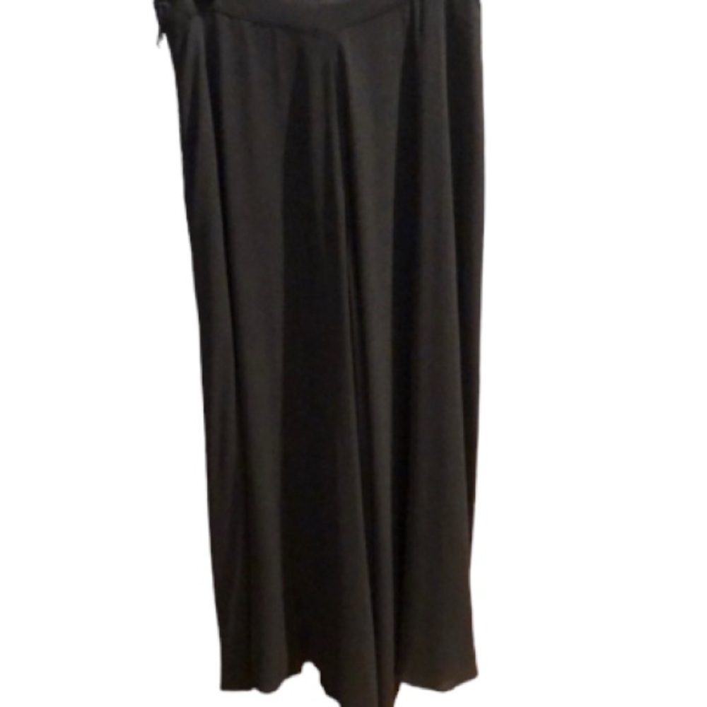 Emanual Ungaro 14 gray lined sexy dressy super wide bell bottoms , vintage